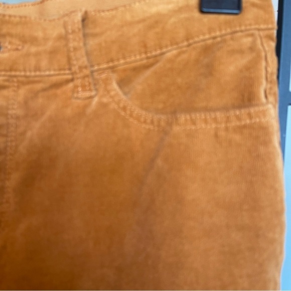 St. John Bay Corduroy Straight Leg Pants pumpkin color size 12 EUC - Picture 5 of 14